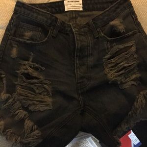 Free people high rise shorts